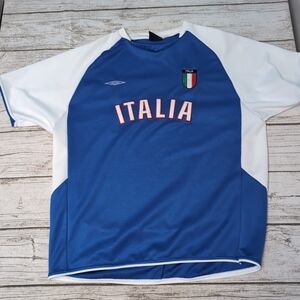 Vintage Umbro Team Italia Soccer Jersey
